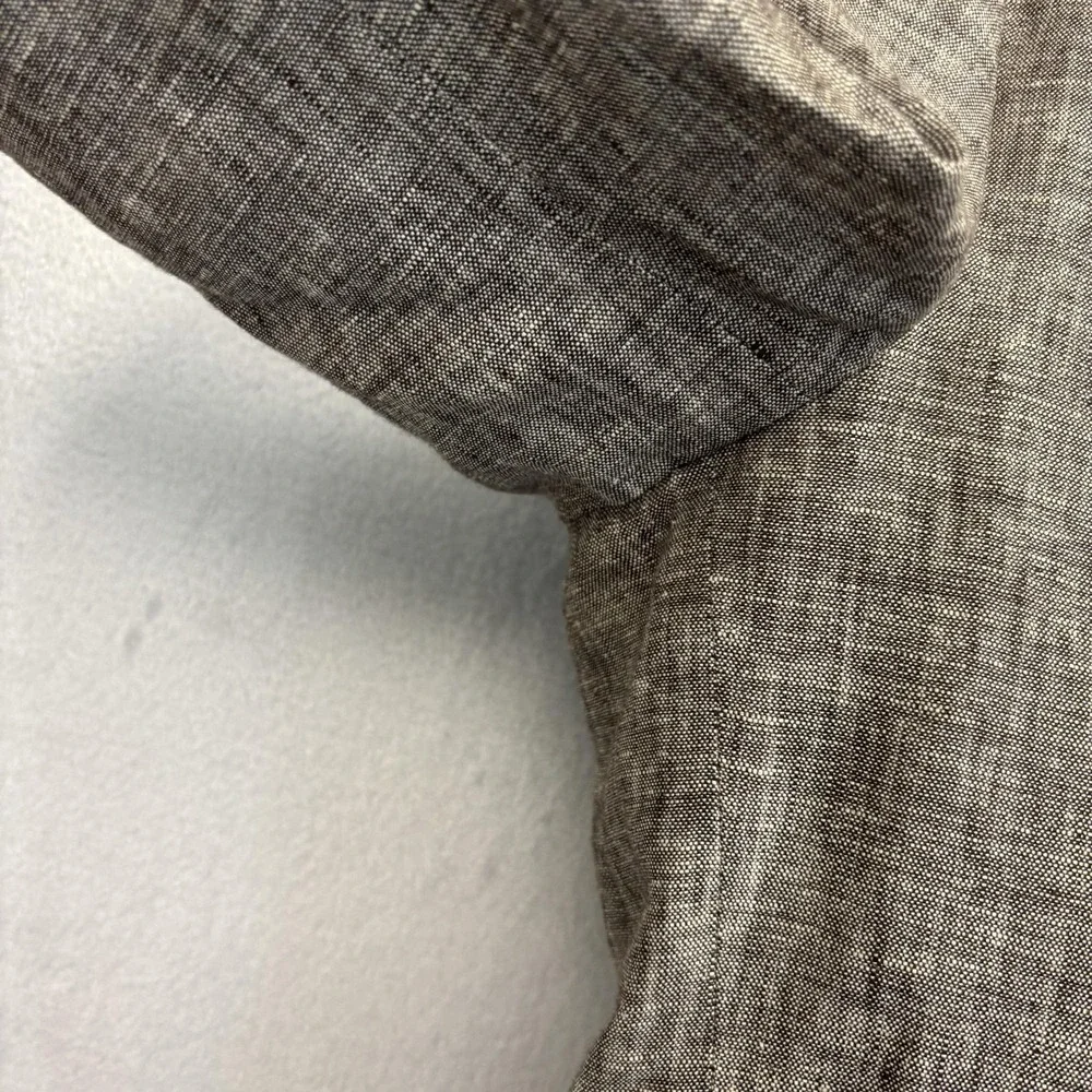 APOLLO King 100% Linen Suit Mens 42L 36x31 Taupe Brown 2 Pc Blazer Jacket Pants